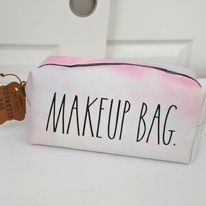 Rae Dunn NWT Cosmetic "MAKEUP" Bag